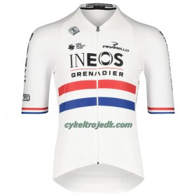 Cykeltrøje 2022 INEOS Grenadiers Britisk Mesterskab Hvid